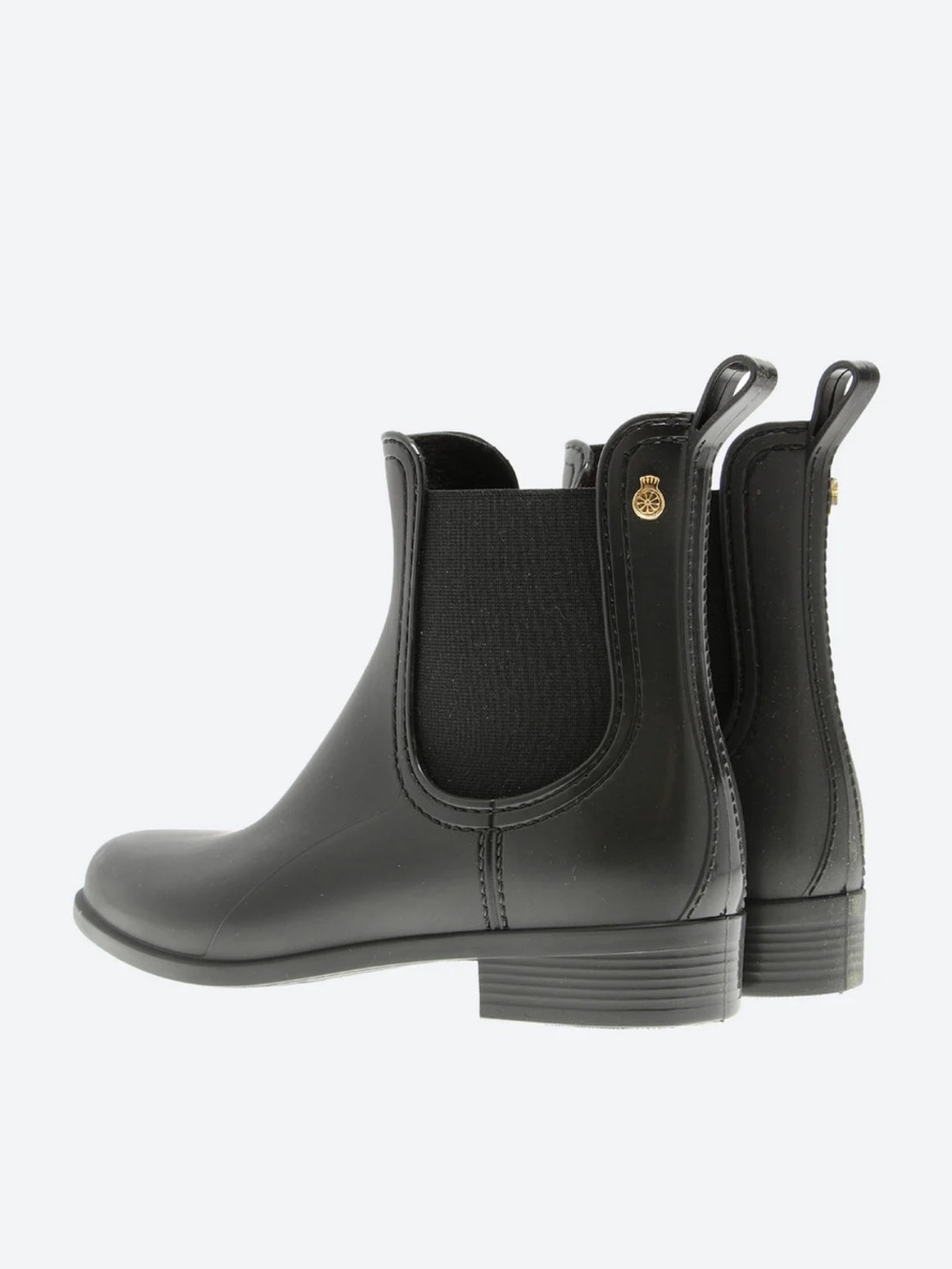 Lemon Jelly Women’s Black Chelsea Rain Dress Boots Size37 Gently Used
